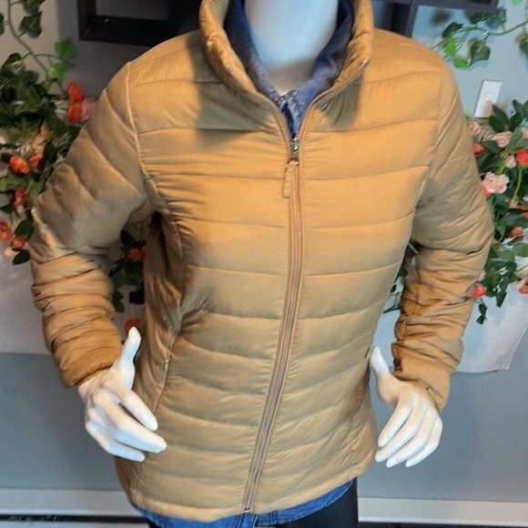 Lightweight Long Sleeve Full Zip Water Resistant Packable Puffer Jacket XS RfJ19 - Picture 12 of 17